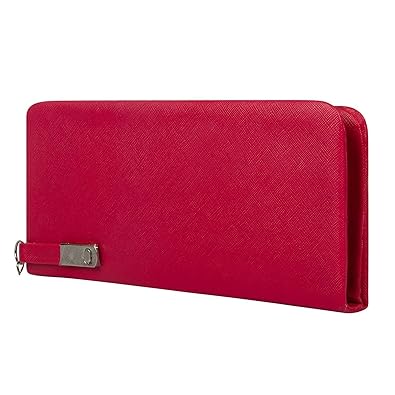 DN ENTERPRISES Womens Wallet/Clutch/Hand Bag/Attractive Color Casual Purse for Ladies/Girls||RED