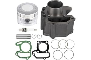 RANSOTO 80cc Engine Rebuild Kits Piston Cylinder Top End Kit Compatible with Yamaha 1985-2008 Badger YFM 80 Raptor 80 Grizzly 80 Moto 4 Replace 22K-11311-02-00