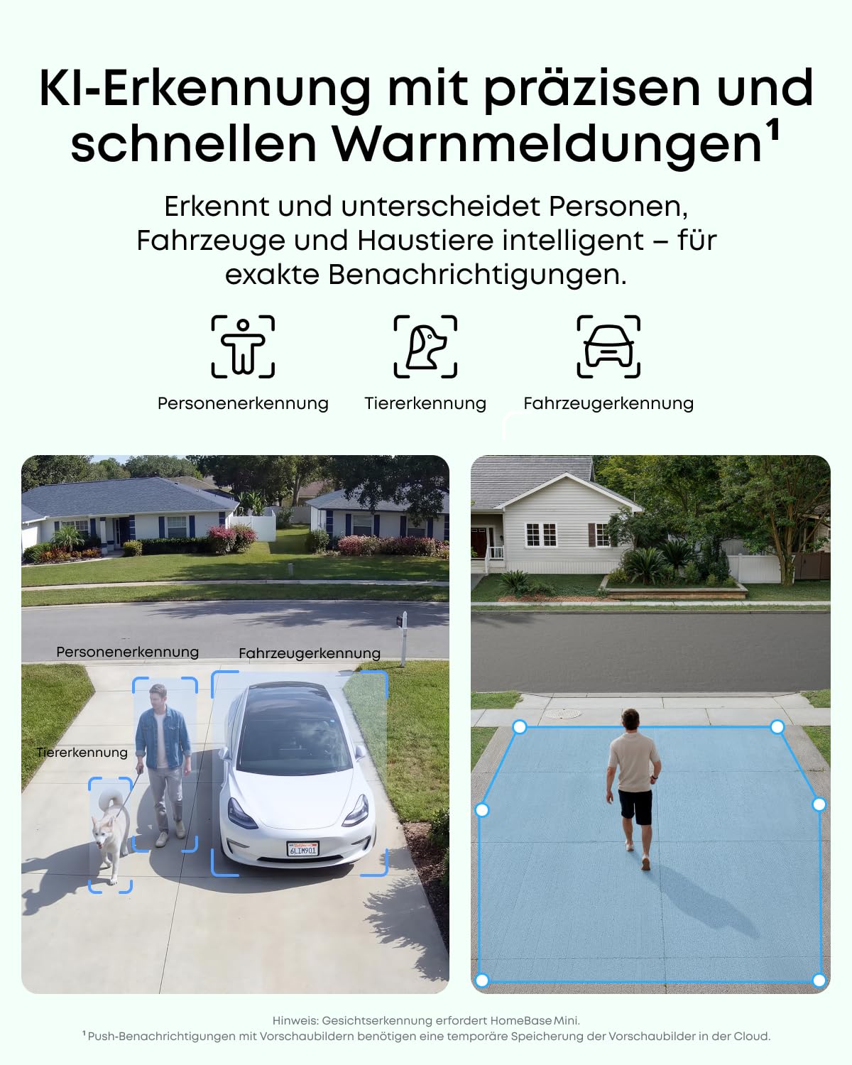 eufy eufyCam C35, Kabellose Überwachungskamera Außen & Innen, Magnetische Halterung, Farbnachtsicht, Lokaler Speicher, IP67 Wetterfest, Solarpanel-Kompatibel, Ohne ABO, Schwarz 6