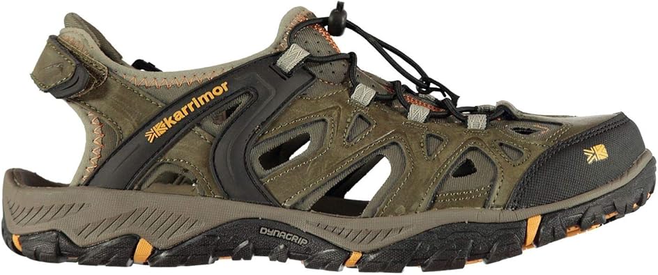 karrimor mens auckland closed toe leather sandals brown