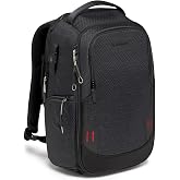 Manfrotto PRO Light Frontloader M, Professional Camera Backpack, Side and Front Access, Tripod Mount, Padded Backpack with Interchangeable Dividers, Black