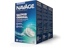 Navage SaltPod Bundle – 3 Packs of 30 (90 SaltPods), Saline Refills for Navage Nasal Irrigation System, Sinus Rinse and Saline Pods for Fast and Soothing Relief