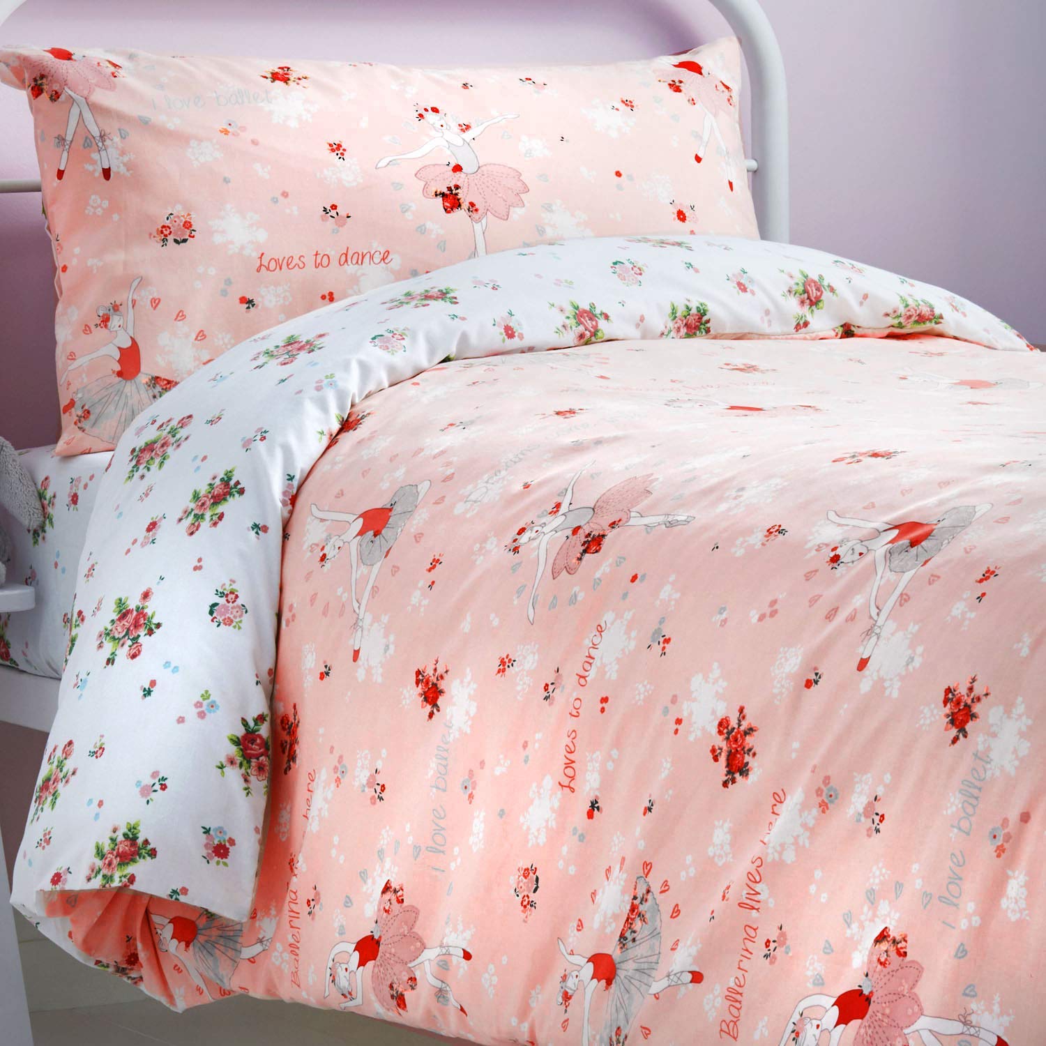 Bedlam 'Sabrina Ballerina' Girls Duvet Cover Set, Junior — image 1