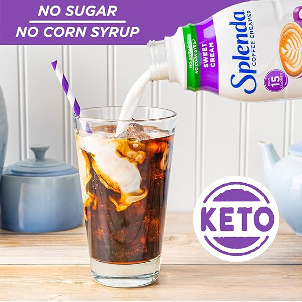 SPLENDA SUGAR FREE SWEET CREAM COFFEE CREAMER, 32 FL OZ