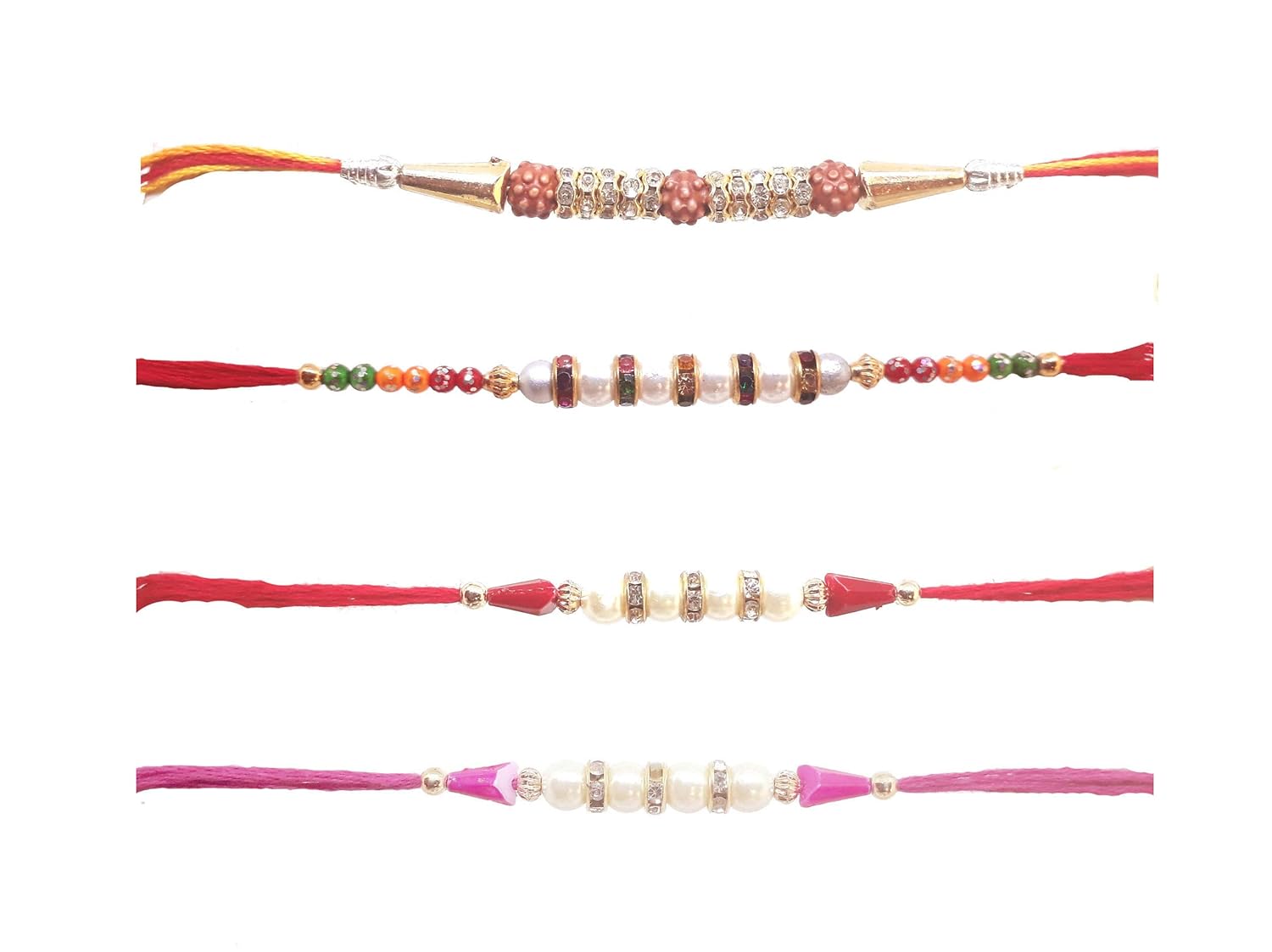 skn rakhi combo gift for brother raksha sutra with roli chawal tilak pack (skn-4751)