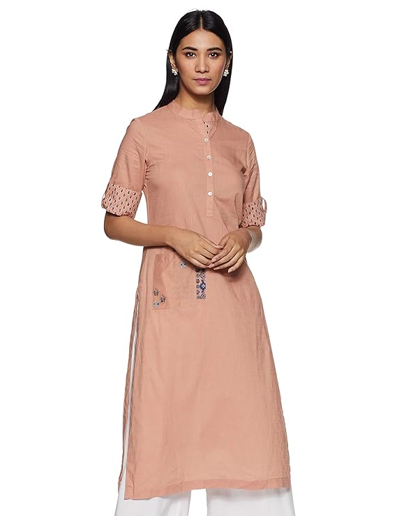 Women's Cotton Straight Kurta