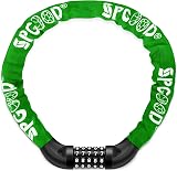 SPGOOD Heavy Duty Bike Lock 830mm 7mm Hardened Chain 5-Digit Code Green