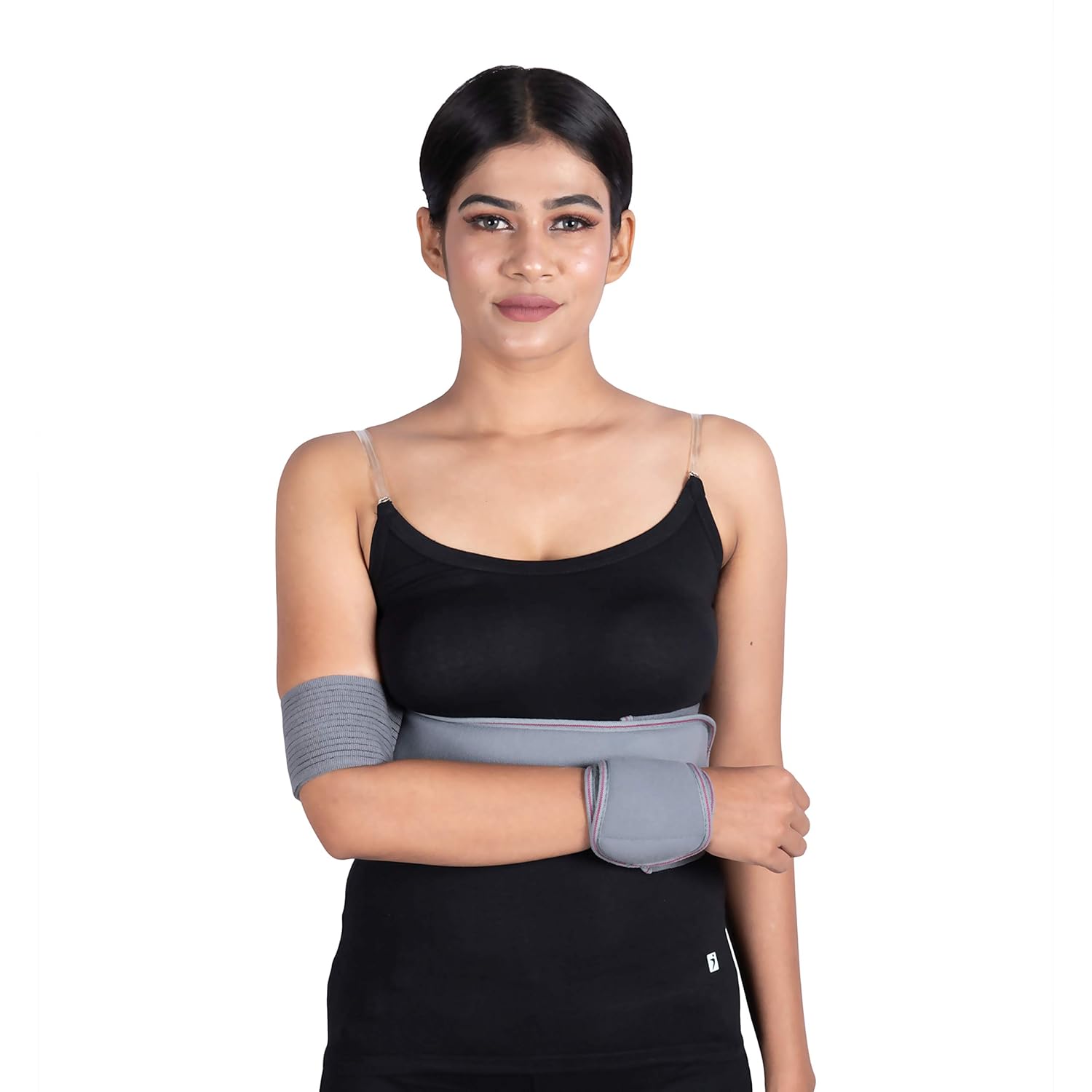 Wonder Care Left arm immobilizer without shoulder strap - left shoulder immobilizer for women size large | arm immobilizer brace Grey - Size5: Industrial & Scientific