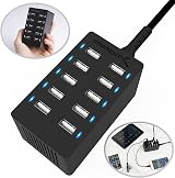 Sabrent 60W 10 Port USB Smart Fast Charging Station Power Supply (AX-TPCS) view 2