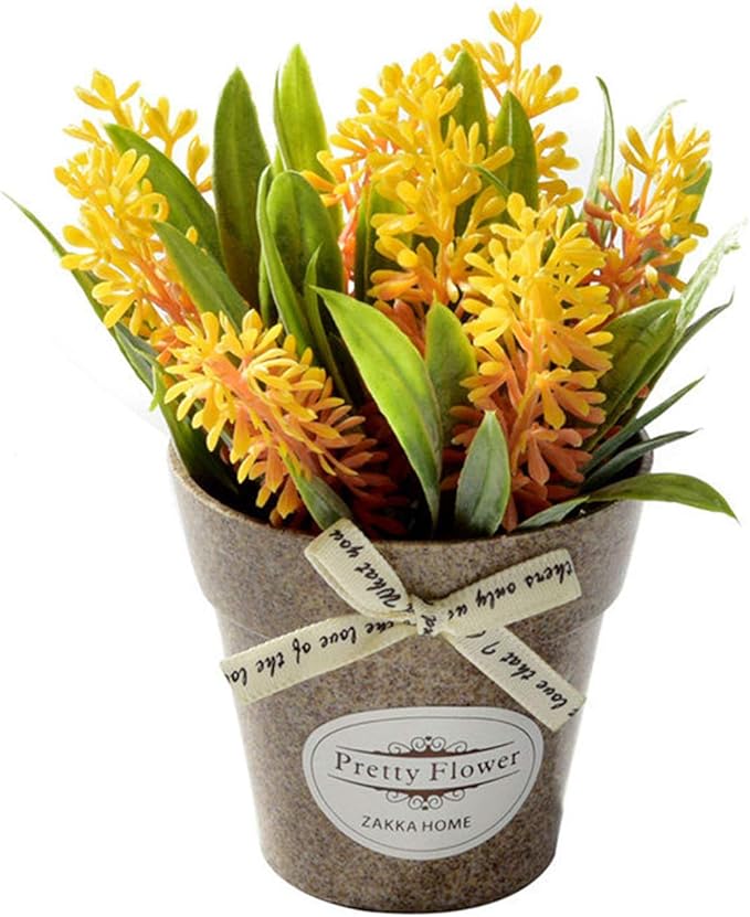 Home Decor Plantas artificiales pequeñas, diseño de