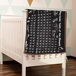 Table of Elements Blanket, Science 60 x 80 Inch