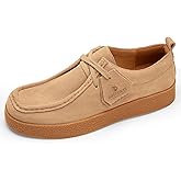 DBYTXIEYE Women’s Genuine Leather Oxford Shoes – Memory Foam Loafers with Arch Support – Lightweight Non-Slip Casual Work Shoes