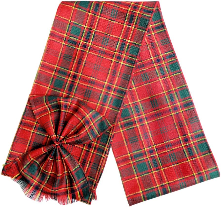 Ingles BuchanWool Munro Tartan Minisash Mini Sash with Rosette