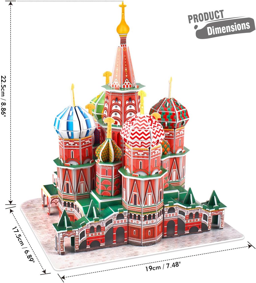 cubic fun st basil's cathedral 3d puzzle
