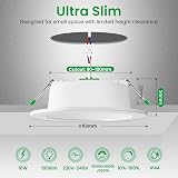ALUSSO 10W LED Downlights Dimmable Recessed Ceiling Lights 3000K 4000K 6500K 6 view 2
