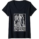 Gothic Hermit Tarot Card Sweatshirt - Grim Reaper Occult Halloween Goth