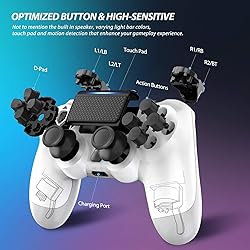 YCCTEAM Wireless Game Controller Compatible with 4