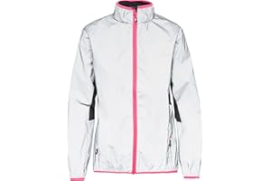 TRESPASS Lumi Womens Running Reflective Jacket Hi Visibility Active Cycling Top