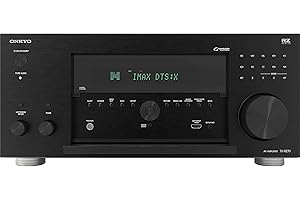 Onkyo TX-RZ70 11.2-Channel AV Receiver - 140 Watts Per Channel, Dirac Live Out of Box, Works with Sonos Certified, THX Certified and More