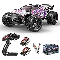 Pink Remote Control Car for Girls, 1:18 Fast rc Cars for Girls with 40+ KM/H 4WD Off-Road rc Truck, Includes 2 Rechargeable B