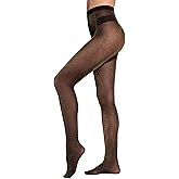 BVWIYDF Women's Lurex Shimmer Tights Metallic Sparkly Glitter Tights 20 Denier Shiny Pantyhose