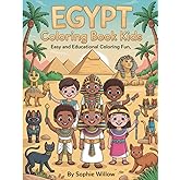 Egypt Coloring Book For Kids: Easy and Educational Coloring Fun
