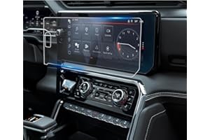 LFOTPP For 2026 GMC Sierra Screen Protector 2022-2025 Sierra 1500& 2024-2026 Sierra 2500HD 3500HD(AT4/AT4X/Denali/Denali Ultimate) (Buttons on the Screen) 13.4 Inch Navi Touchscreen [Matte Glass] Anti-Glare