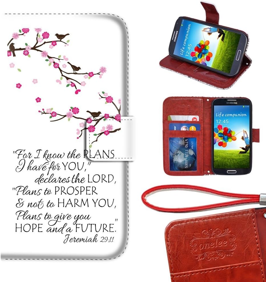 Customized PU Leather Durable Bible Verses Christian Quotes Samsung Galaxy S7 Wallet Case