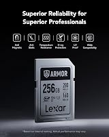 Lexar Armor Silver Pro SD Card 256GB UHS-II C10 U3 V60 280MB/s view 7