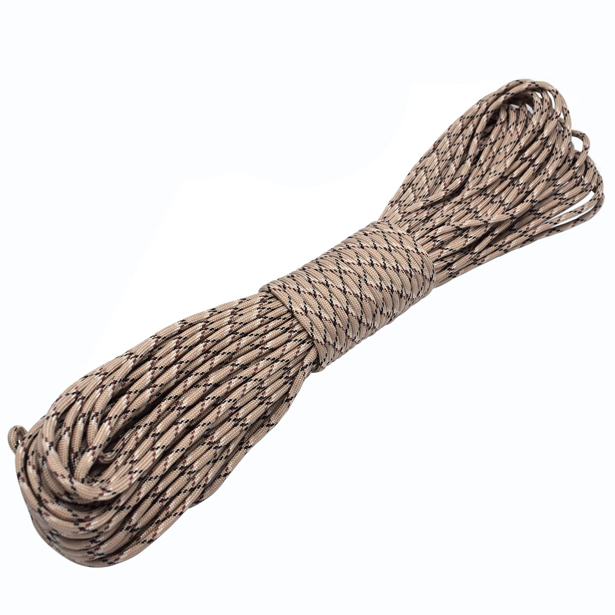 Photo 1 of 100ft Type III 7 Strand Core Paracord 550 Parachute (5# Desert Camo)