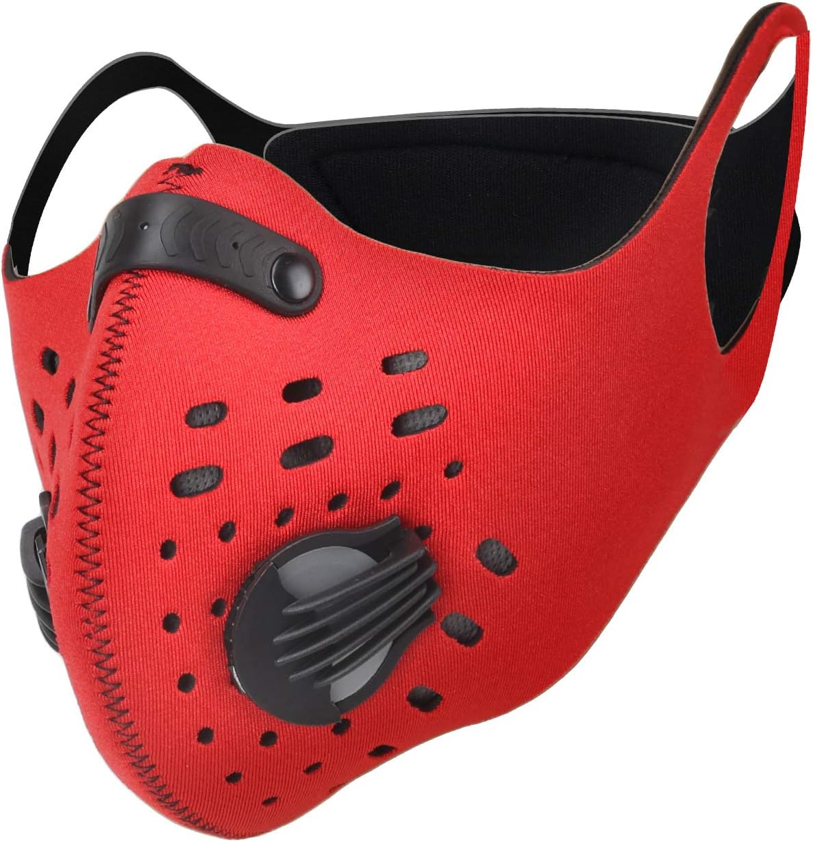 YOXI Sports Training Mask Activated Carbon Dust Respirator for Cycling, Running, Daily Leisure and Other Outdoor Sports (Upgraded Red)