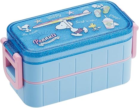 Amazon スケーター 2段 弁当箱 保冷剤付き 600ml スヌーピー サマーホリデー ピーナッツ 日本製 Yzw3ic 弁当箱 オンライン通販