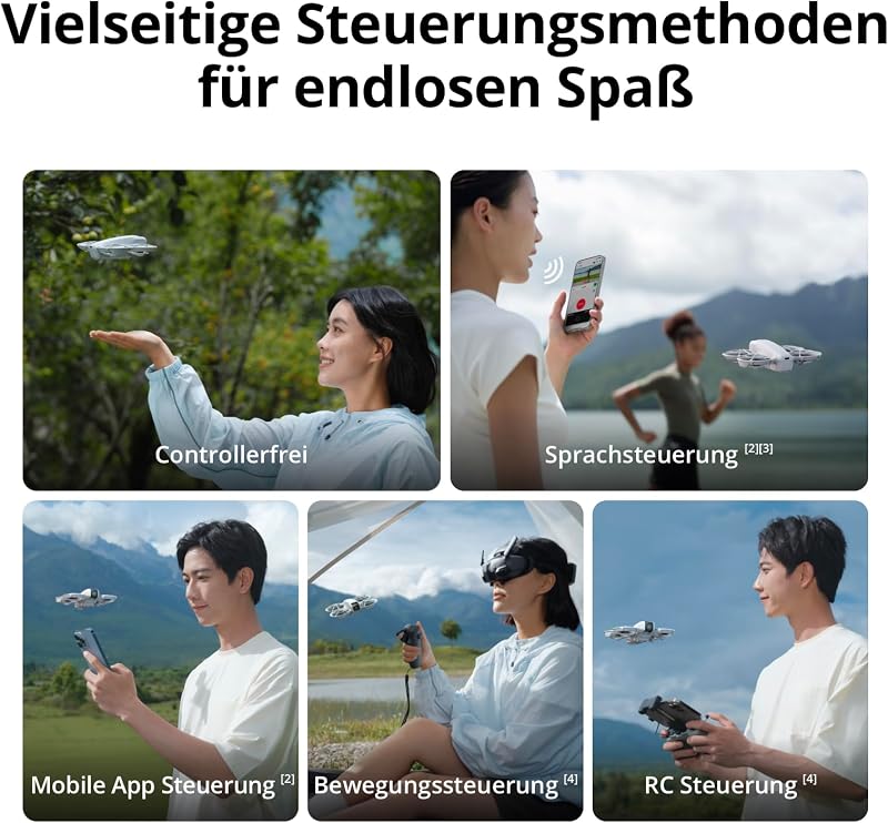 Neo Fly More Combo, Minidrohne mit 4K UHD-Kamera für Erwachsene
