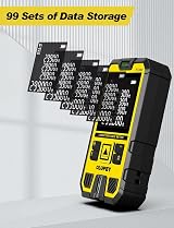 Olufey OLUFEY 120M Laser Distance Meter IP54 with LCD Backlit Bubble Levels view 4