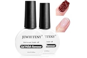 JEWHITENY 10ML Gel Nail Polish Remover 2pcs Professional Gel Remover for Nails 3-5 Minutes Gel Nail Remover Easy And Quick Remove No Need Soaking or Wrapping Gel Remover