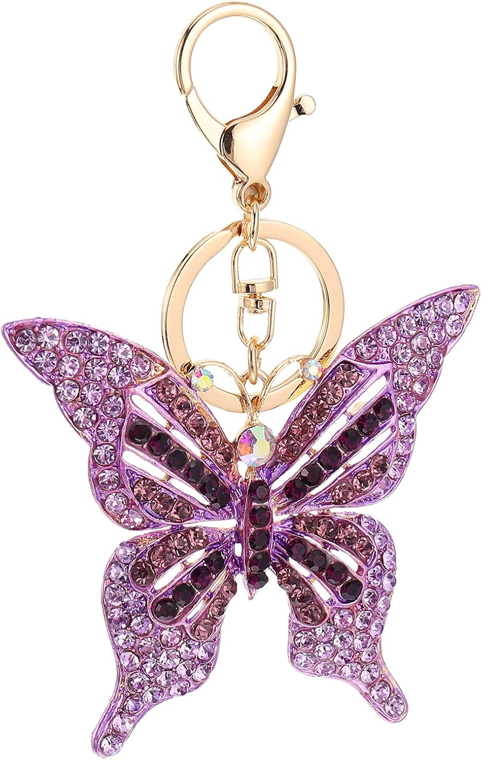 ABOOFAN Butterfly Key Chains Butterfly Key Chain Pendants Alloy Key