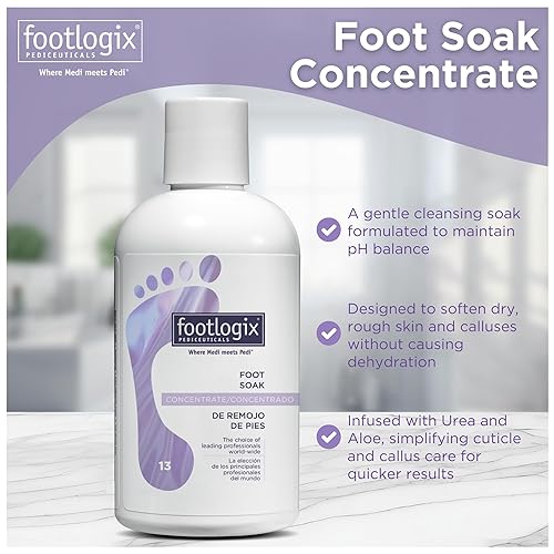 FOOTLOGIX Foot Soak Concentrate, oz Gentle Cleansing, Foot