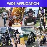 YIXUND Motorcycle Mirrors Set 7/8 inch 22mm Handlebar Clamps Universal view 3