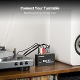 Fosi Audio BOX X1 Phono Preamp MM Turntable 3.5mm Headphone RCA Output view 4