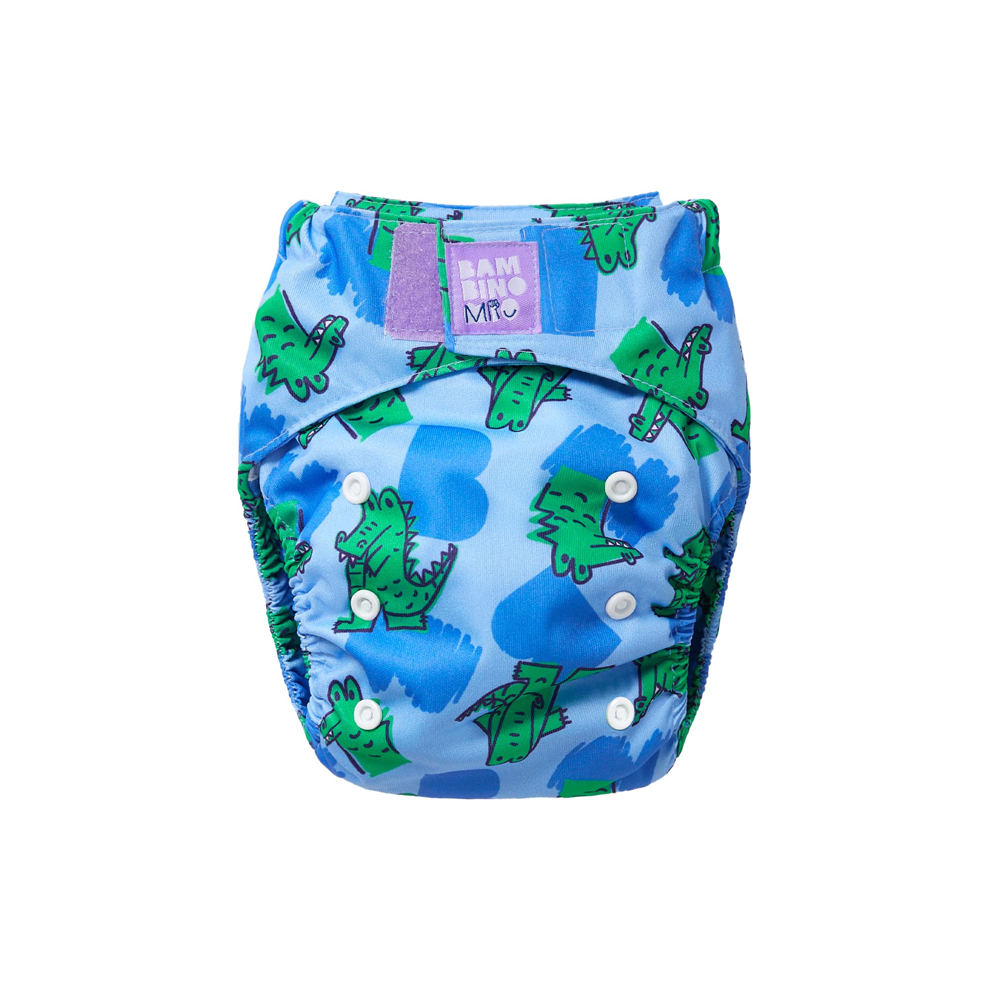 Bambino Mio, Revolutionary Reusable Nappy - Sustainable, Washable, Chemical-Free Eco Nappy from Newborn to Toddler (Snap)