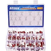 BOJACK 15 Values 150 Pcs Metallized Polypropylene Film DC Capacitor 400V/0.01uF ~ 0.56uF 630V/ 0.001uF ~ 0.068uF Assortment K