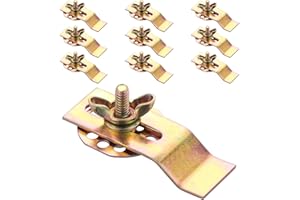 ARCORA Undermount Sink Clips 10 Pack: Premium Sink Brackets & Sink Mounting Kit, Sink Installation Hardware Clips for Kitchen, Bathroom, Countertop Vanity Sink Supports