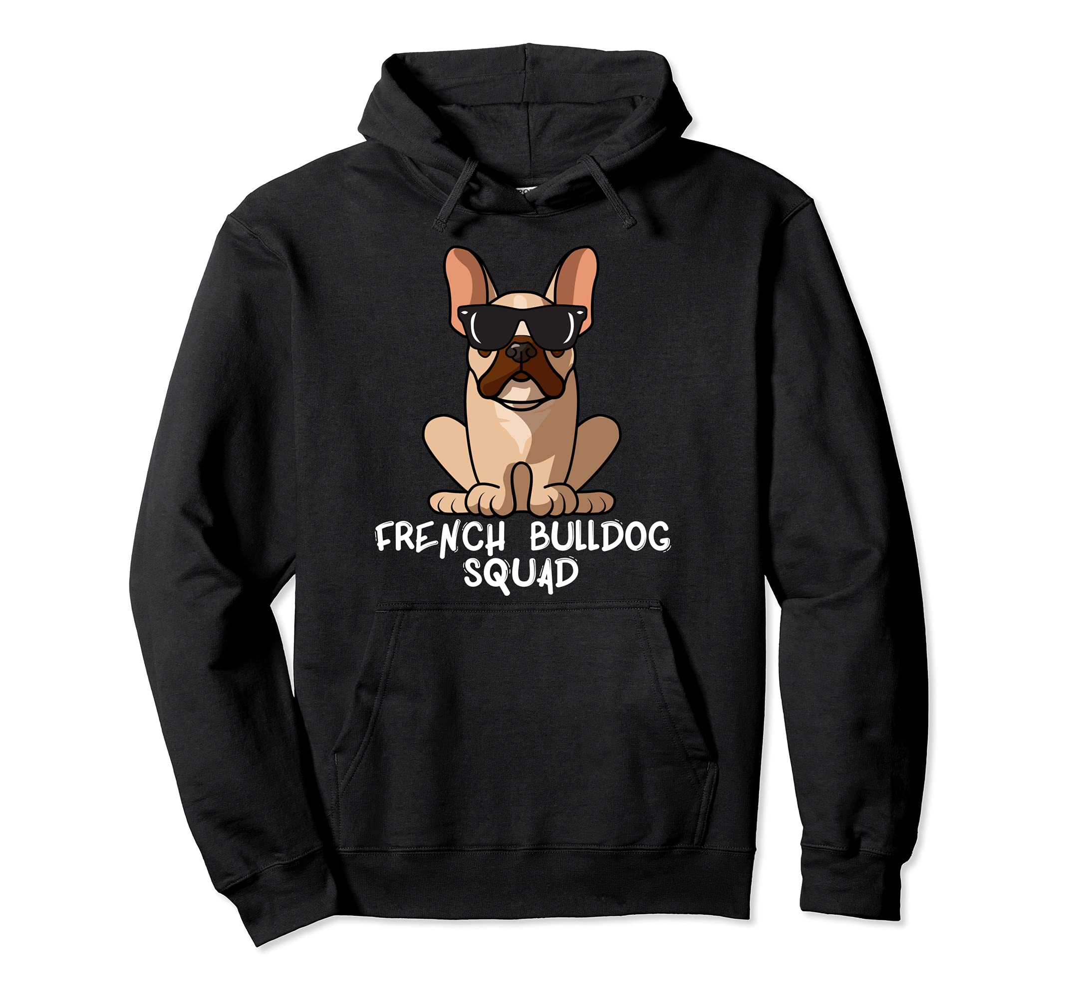 Cool French Bulldog Squad Dog Mom Dog Dad Pullover Hoodie