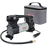 VIAIR Digital EVC85P - Portable Air Compressor Tire Inflator for Car, SUV & Truck | Preset Automatic Shut Off Feature | 12V Road Tire Pump Air Compressor 60 PSI