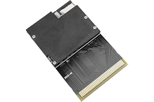 Game Cartridge for PC Engine 1000 in 1, Black Gold Edition Flash Drive Memory Card for 16 Consoles