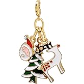 Paialco Dainty Christmas Holiday Themed Charms Lobster Claw Clasp