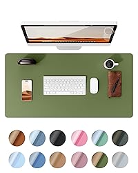 YSAGi Leather Desk Protector, Office Mat, Large