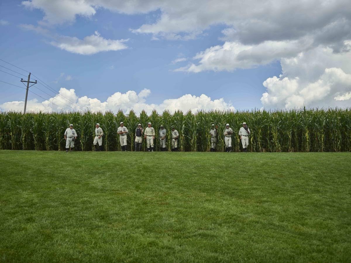 Photo - At the original Lansing Farm site in Dyersville, Iowa, where the nostalgic movie