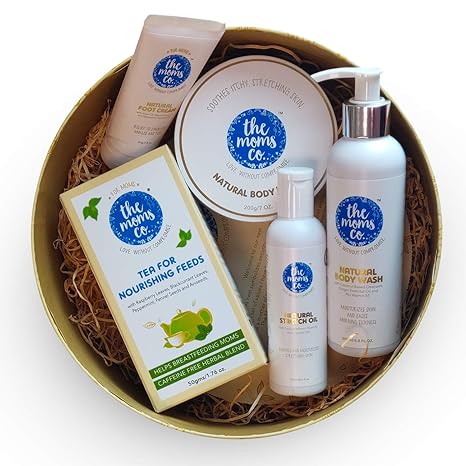 The Moms Co 5 In 1 4 Piece Pregnancy Safe Skin Care Set Plus