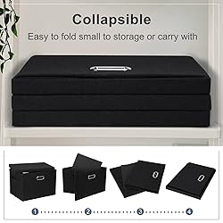 Graciadeco Large 17" 36 Quart Collapsible Stackable